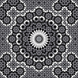 Modèle islamic pattern Asfaliya