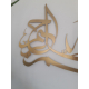 Calligraphie acier Bismillah Al Rahman Al Rahim