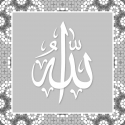 Tableau Calligraphie Islam : Allah swt 