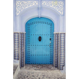 Tableaux Porte Marocaine bleue