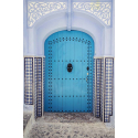 Tableaux Porte Marocaine bleue