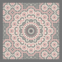 Mosaïque Grise et Rose