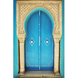 Tableaux Porte orientale bleu 1