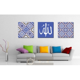 Tableaux Triptyque Allah 2