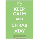 Keep Calm Ch'rob Atay vert