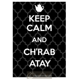 Keep Calm Chrab Atay Noir